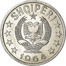 Coin, Albania, 20 Qindarka, 1964, Rome, MS(60-62), Aluminum, KM:41