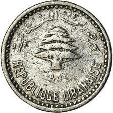 Coin, Lebanon, 5 Piastres, 1954, VF(30-35), Aluminum, KM:18