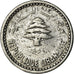 Coin, Lebanon, 5 Piastres, 1954, VF(30-35), Aluminum, KM:18