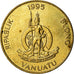 Coin, Vanuatu, 5 Vatu, 1995, British Royal Mint, VF(30-35), Nickel-brass, KM:5