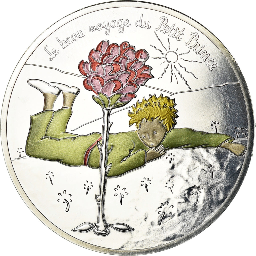France, 50 Euro, Le Petit Prince, 2016, BE, MS(64), Silver, Gadoury:EU836