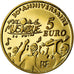 France, 5 Euro, Europa, 2011, MS(65-70), Gold, Gadoury:EU 488, KM:1791