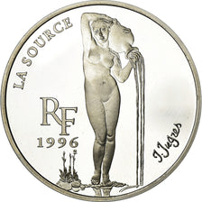 Coin, France, Ingres - La Source, 10 Francs-1.5 Euro, 1996, BE, MS(65-70)