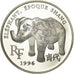 Monnaie, France, L'éléphant, 10 Francs-1.5 Euro, 1996, Paris, BE, FDC, Argent