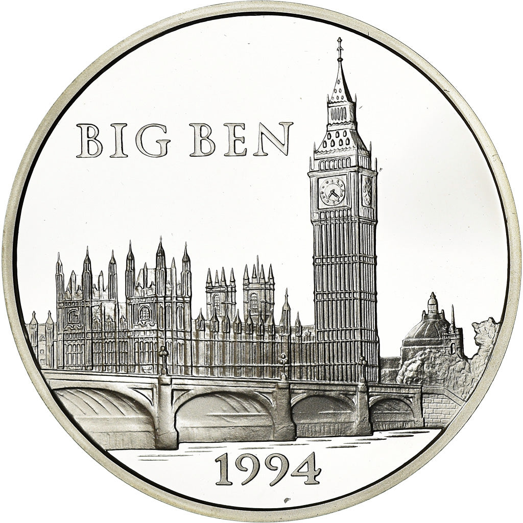 Coin, France, Big Ben, 100 Francs-15 Ecus, 1994, BE, MS(65-70), Silver, KM:1070