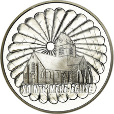 Coin, France, Sainte-Mère-Eglise, 100 Francs, 1994, BE, MS(65-70), Silver