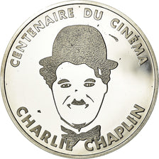 Coin, France, Charlie Chaplin, 100 Francs, 1995, BE, MS(63), Silver, KM:1076