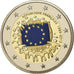 Francia, 2 Euro, 30 ans du drapeau de l union europeenne, 2015, BE, FDC