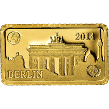 Moneta, Isole Salomone, Berlin, 10 Dollars, 2014, FDC, Oro