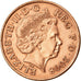Coin, Great Britain, Elizabeth II, 2 Pence, 2008, AU(50-53), Copper Plated