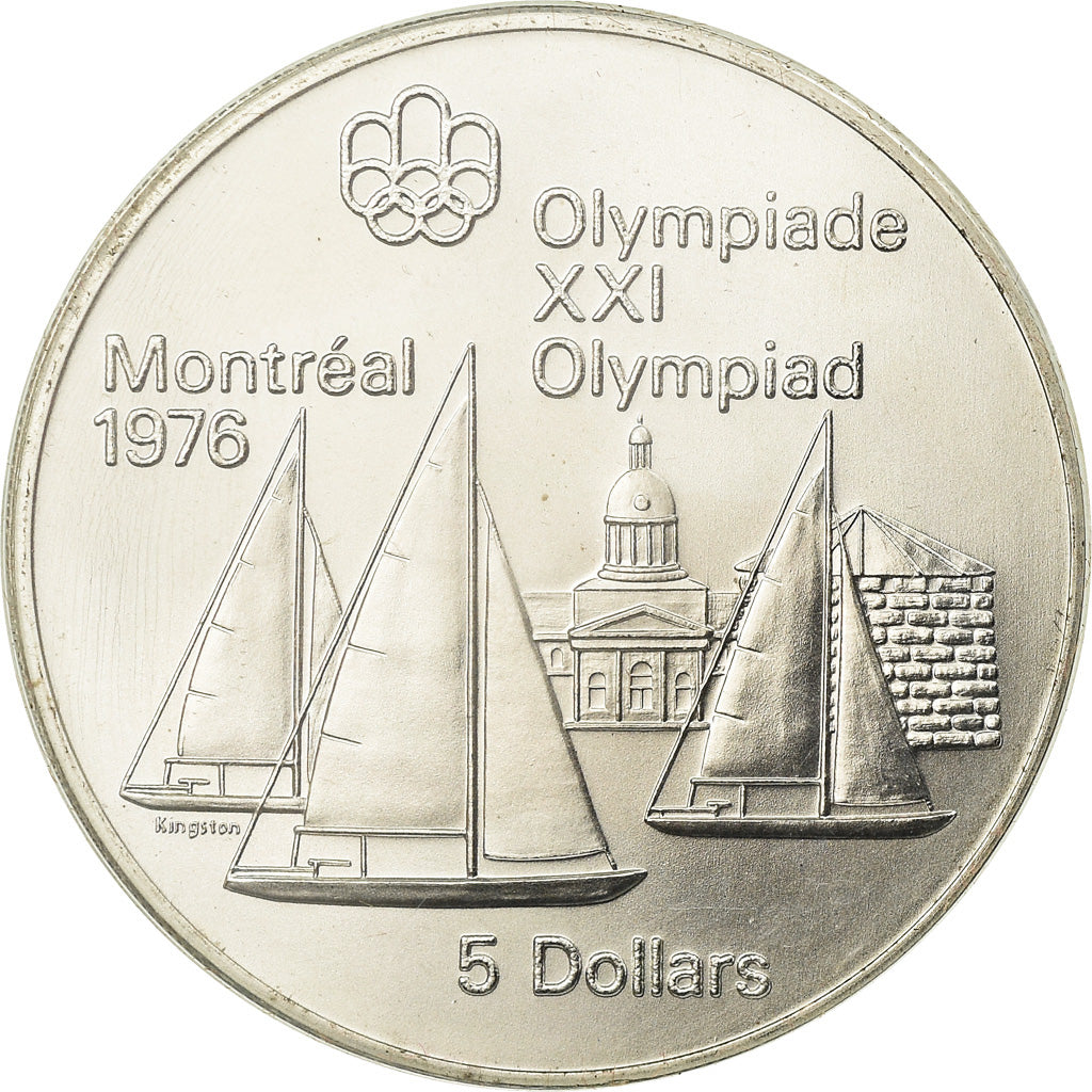 Coin, Canada, Elizabeth II, 5 Dollars, 1973, Royal Canadian Mint, Ottawa