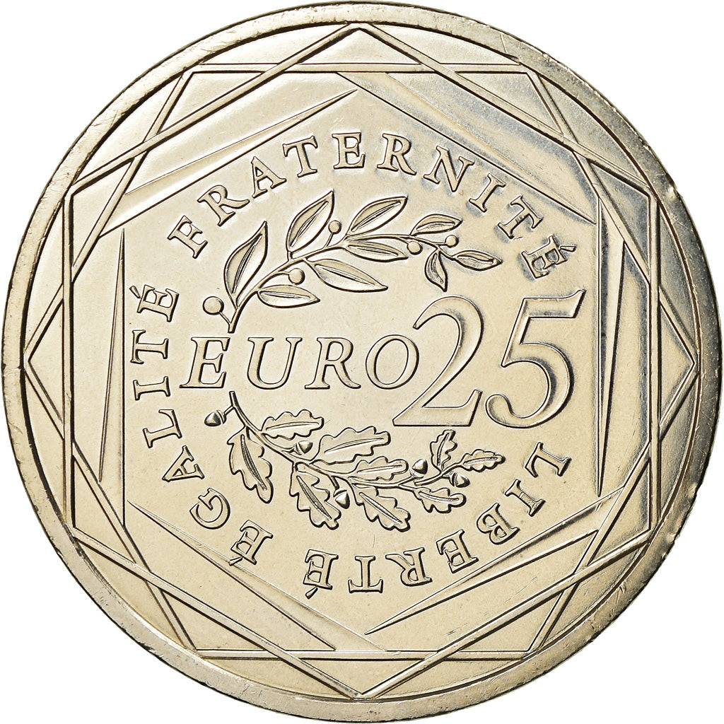 Francia, 25 Euro, 2009, SPL, Argento, Gadoury:EU338, KM:1581