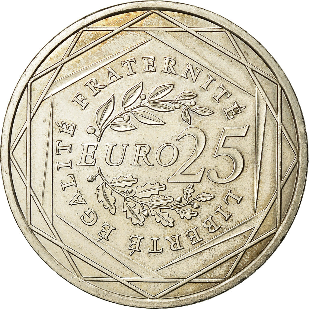 Francia, 25 Euro, 2009, EBC, Plata, Gadoury:EU338, KM:1581
