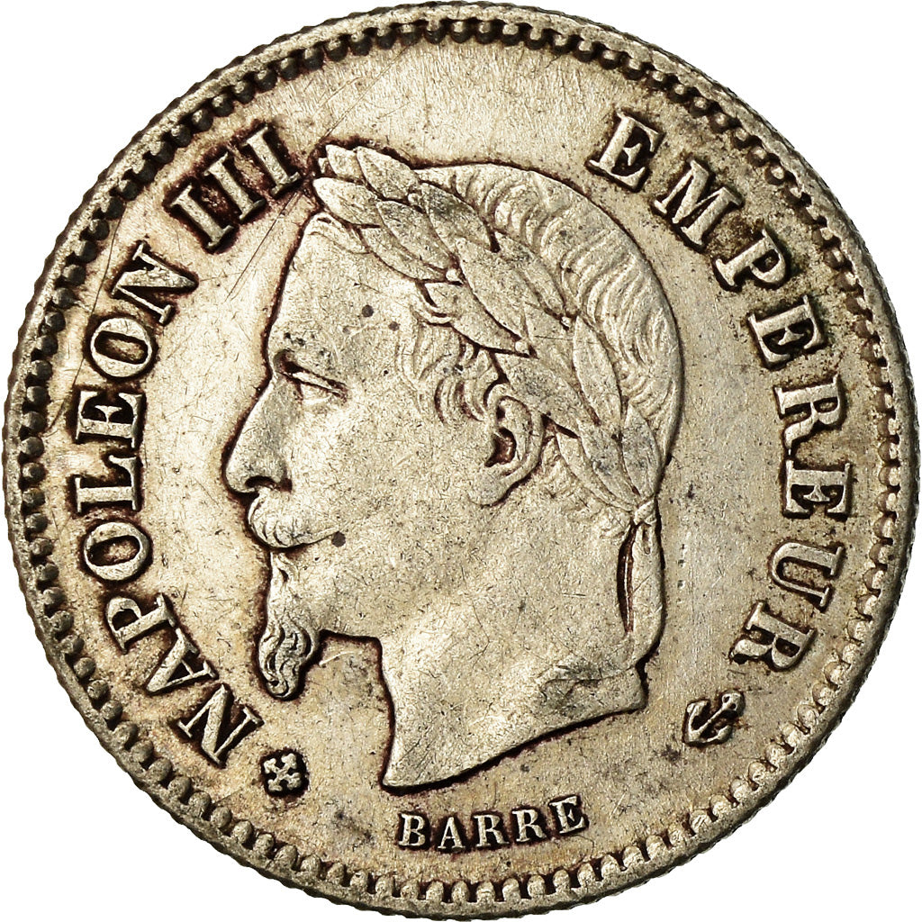 Coin, France, Napoleon III, Napoléon III, 20 Centimes, 1867, Strasbourg