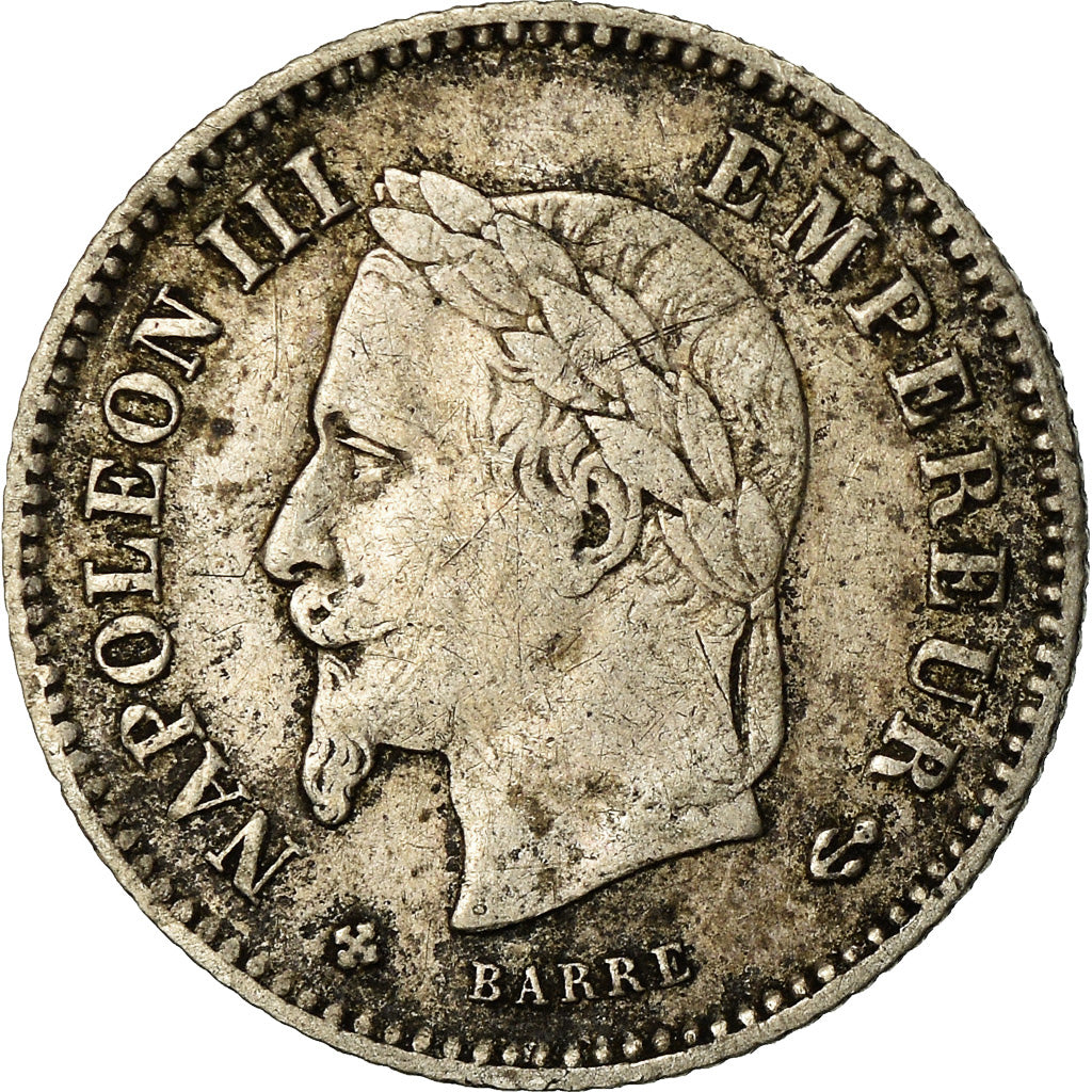 Coin, France, Napoleon III, Napoléon III, 20 Centimes, 1867, Strasbourg