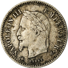 Coin, France, Napoleon III, Napoléon III, 20 Centimes, 1867, Strasbourg