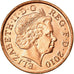 Monnaie, Grande-Bretagne, Elizabeth II, Penny, 2010, SUP, Copper Plated Steel