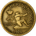 Monnaie, Monaco, Louis II, 50 Centimes, 1924, Poissy, TTB, Aluminum-Bronze