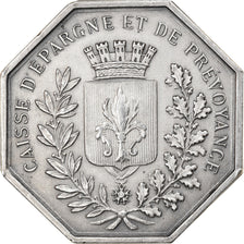 Francia, Token, Caisse d'épargne et de prévoyance de Lille, 1834, EBC, Plata