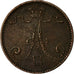 Coin, Finland, Alexander III, Penni, 1892, EF(40-45), Copper, KM:10