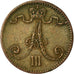 Coin, Finland, Alexander III, Penni, 1888, EF(40-45), Copper, KM:10
