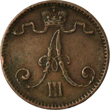 Coin, Finland, Alexander III, Penni, 1888, VF(30-35), Copper, KM:10
