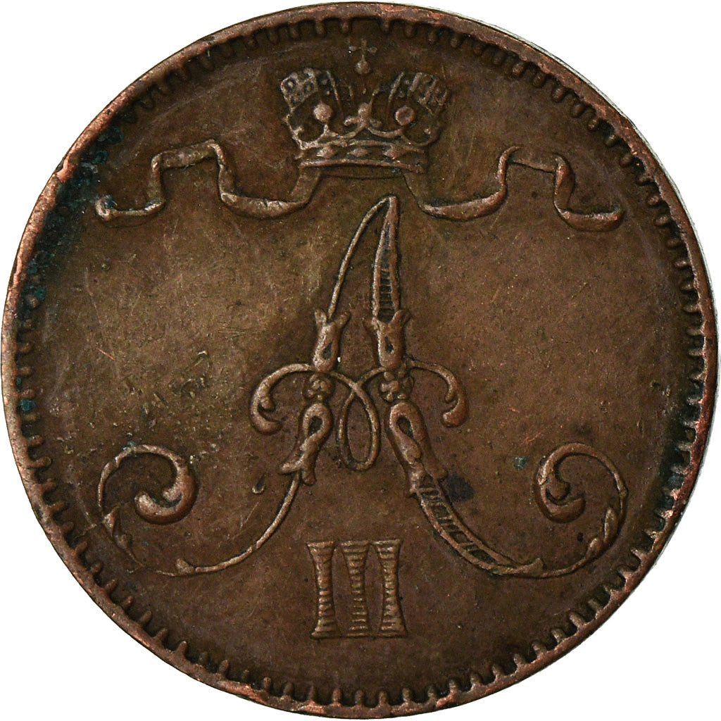 Coin, Finland, Alexander III, Penni, 1894, VF(30-35), Copper, KM:10