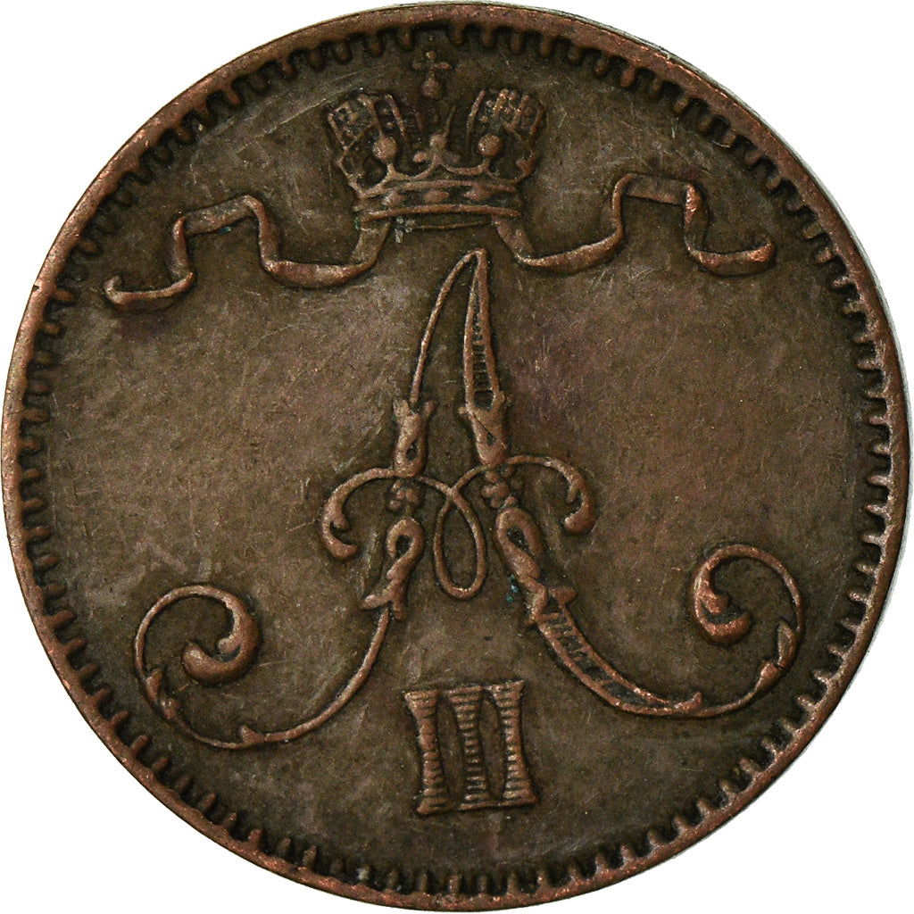 Coin, Finland, Alexander III, Penni, 1894, VF(30-35), Copper, KM:10