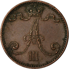Coin, Finland, Alexander III, Penni, 1893, EF(40-45), Copper, KM:10