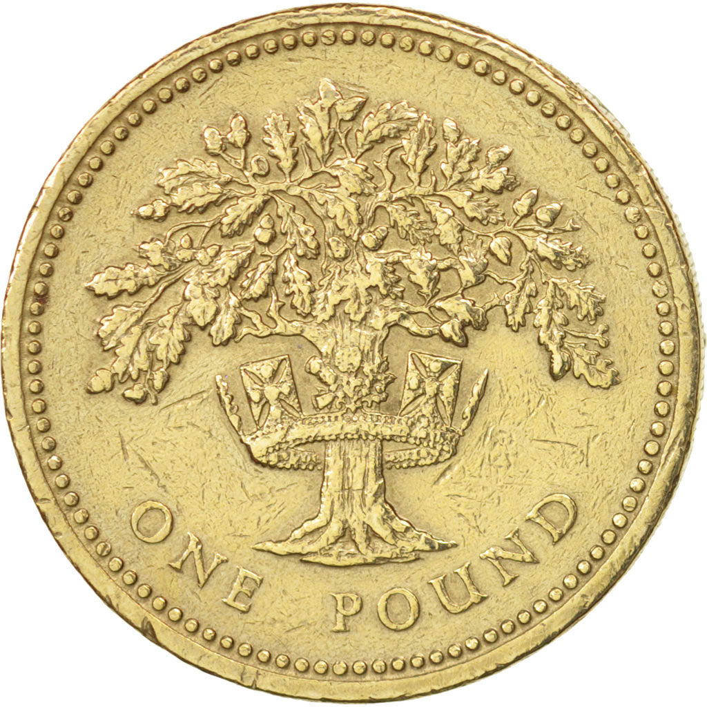 Great Britain, Elizabeth II, Pound, 1992, EF(40-45), Nickel-brass, KM:948