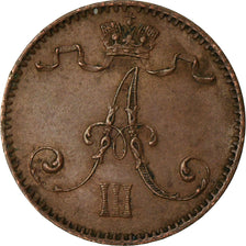 Coin, Finland, Alexander III, Penni, 1893, VF(30-35), Copper, KM:10