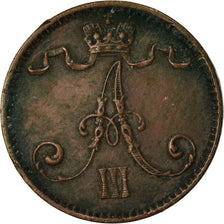 Coin, Finland, Alexander III, Penni, 1892, EF(40-45), Copper, KM:10