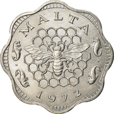 Coin, Malta, 3 Mils, 1972, British Royal Mint, MS(63), Aluminum, KM:6