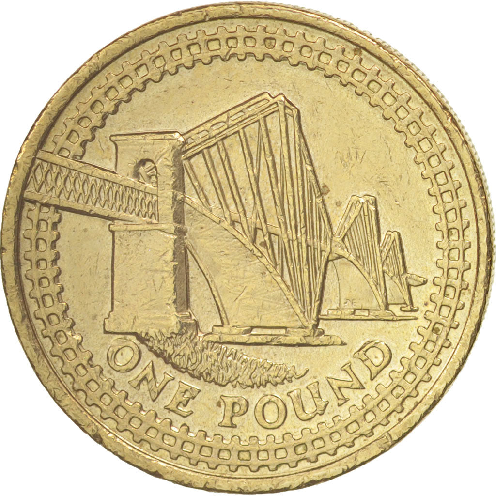 Coin, Great Britain, Elizabeth II, Pound, 2004, British Royal Mint, EF(40-45)