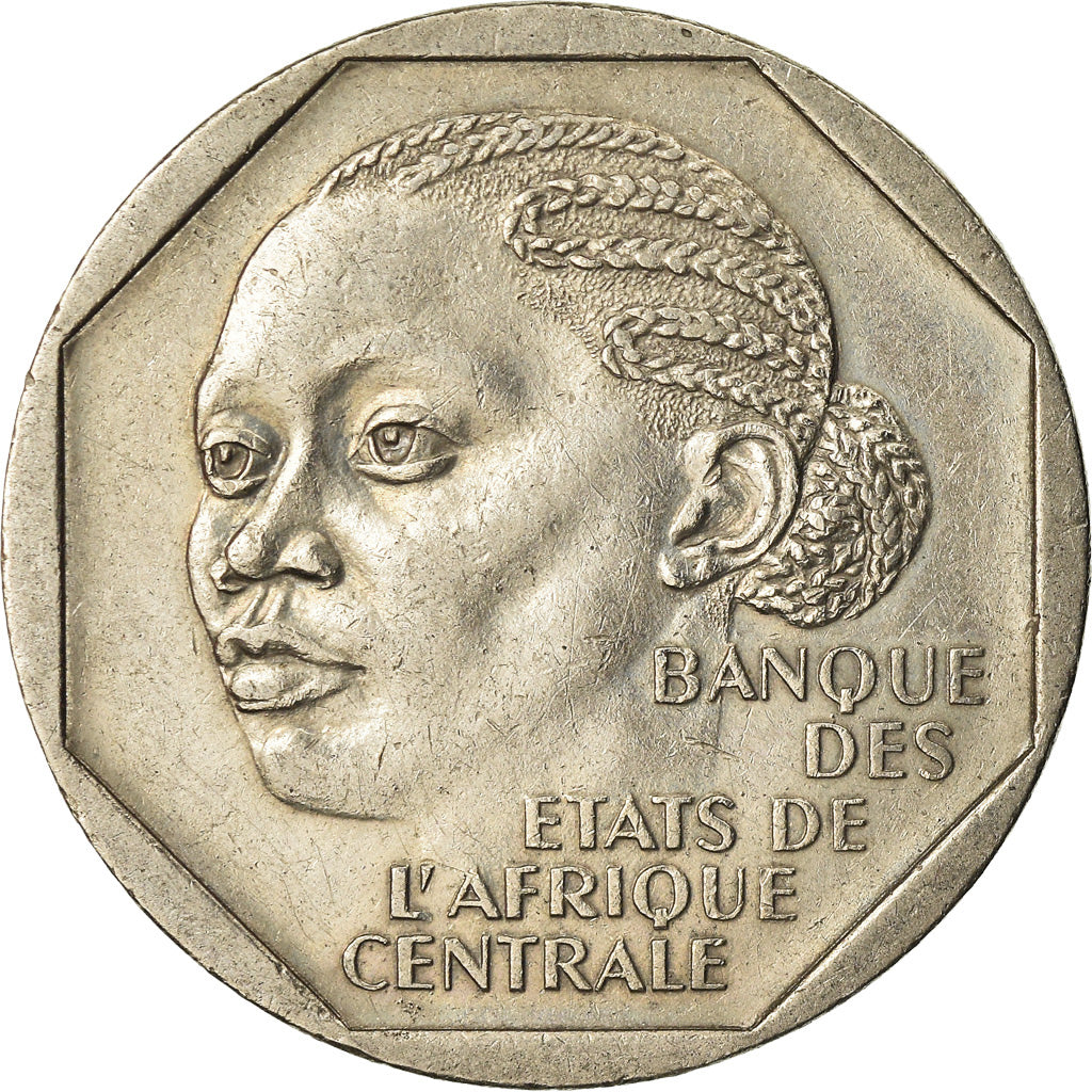 Coin, Gabon, 500 Francs, 1985, Paris, EF(40-45), Copper-nickel, KM:14