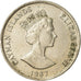 Coin, Cayman Islands, Elizabeth II, 10 Cents, 1987, British Royal Mint