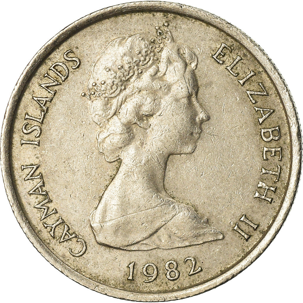 Monnaie, Îles Caïmans, Elizabeth II, 10 Cents, 1982, British Royal Mint, TTB