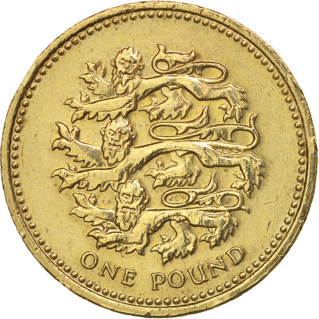 Great Britain, Elizabeth II, Pound, 1997, EF(40-45), Nickel-brass, KM:975