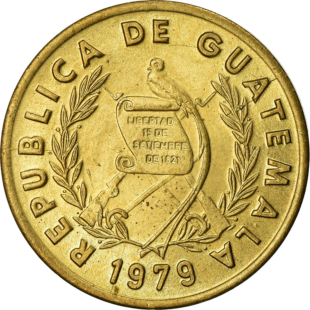 Coin, Guatemala, Centavo, Un, 1979, AU(55-58), Brass, KM:275.1