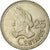 Moneta, Guatemala, 10 Centavos, 1987, EF(40-45), Miedź-Nikiel, KM:267