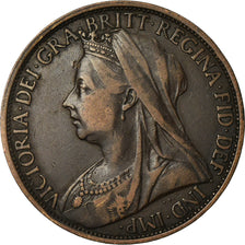 Coin, Great Britain, Victoria, Penny, 1896, EF(40-45), Bronze, KM:790