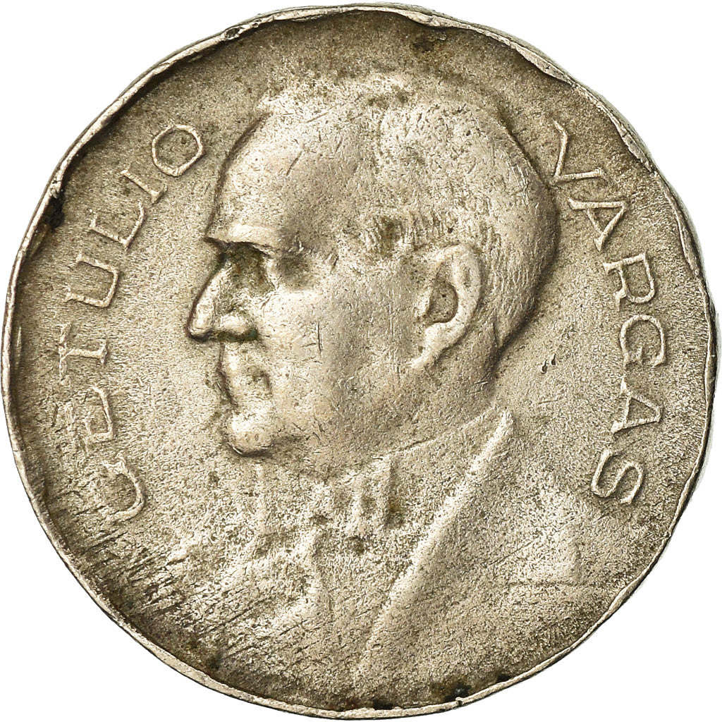 Coin, Brazil, 200 Reis, 1938, VF(30-35), Copper-nickel, KM:545