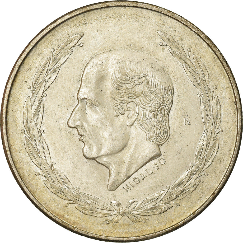 Moneta, Messico, 5 Pesos, 1953, Mexico City, MB+, Argento, KM:468