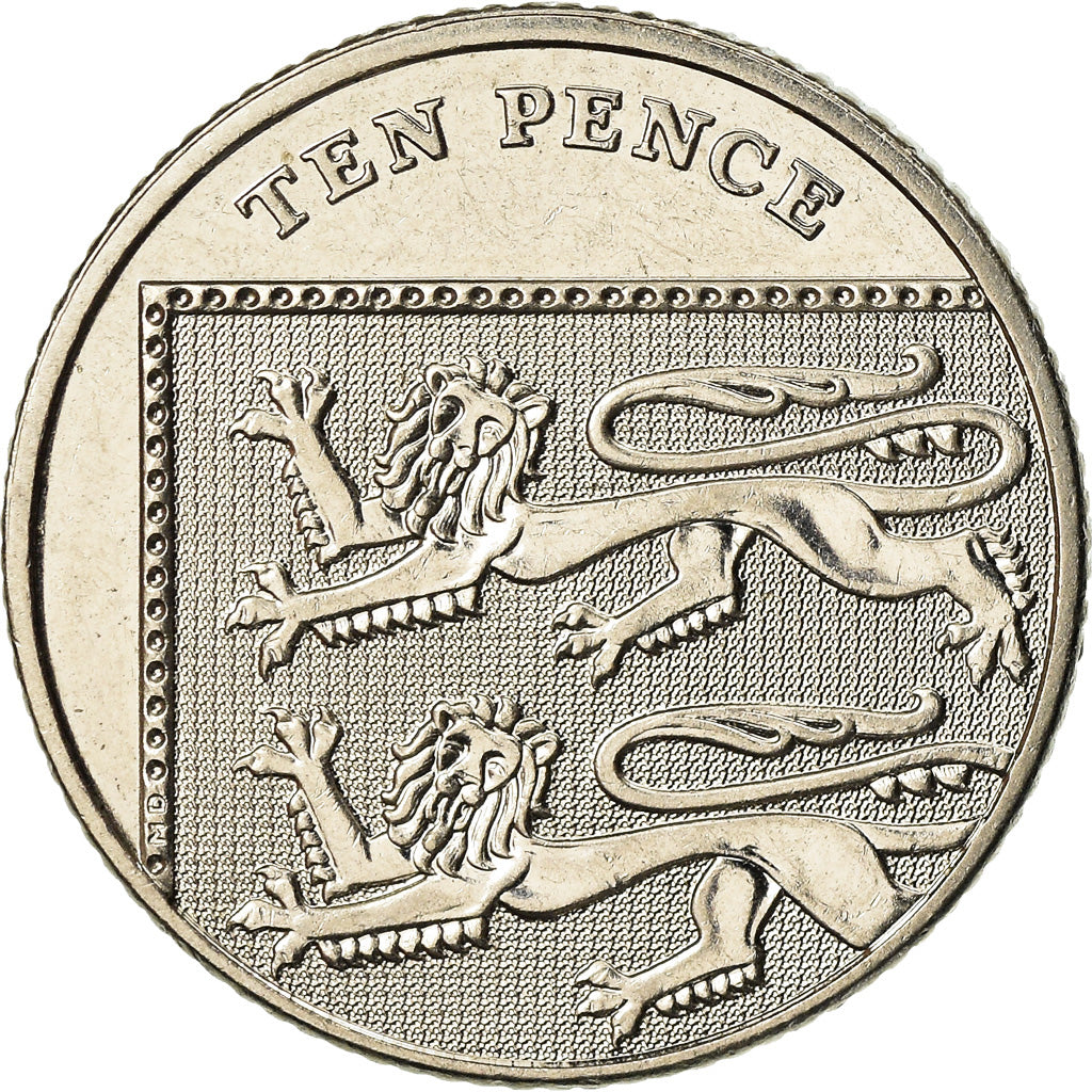 Coin, Great Britain, Elizabeth II, 10 Pence, 2011, British Royal Mint
