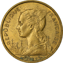 Coin, Réunion, 10 Francs, 1962, EF(40-45), Aluminum-Bronze, KM:10