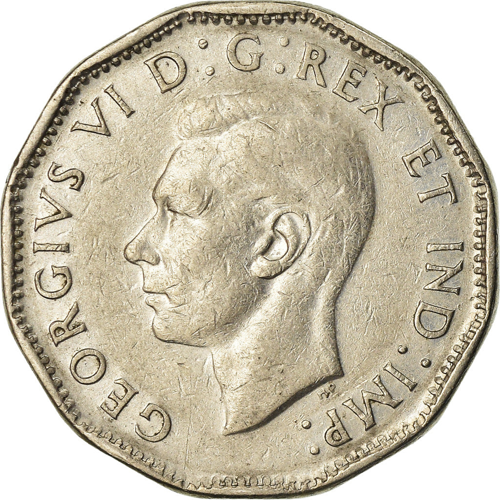 Moneta, Canada, George VI, 5 Cents, 1946, Royal Canadian Mint, Ottawa, BB