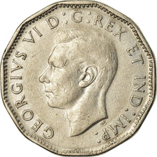 Moneta, Canada, George VI, 5 Cents, 1946, Royal Canadian Mint, Ottawa, BB
