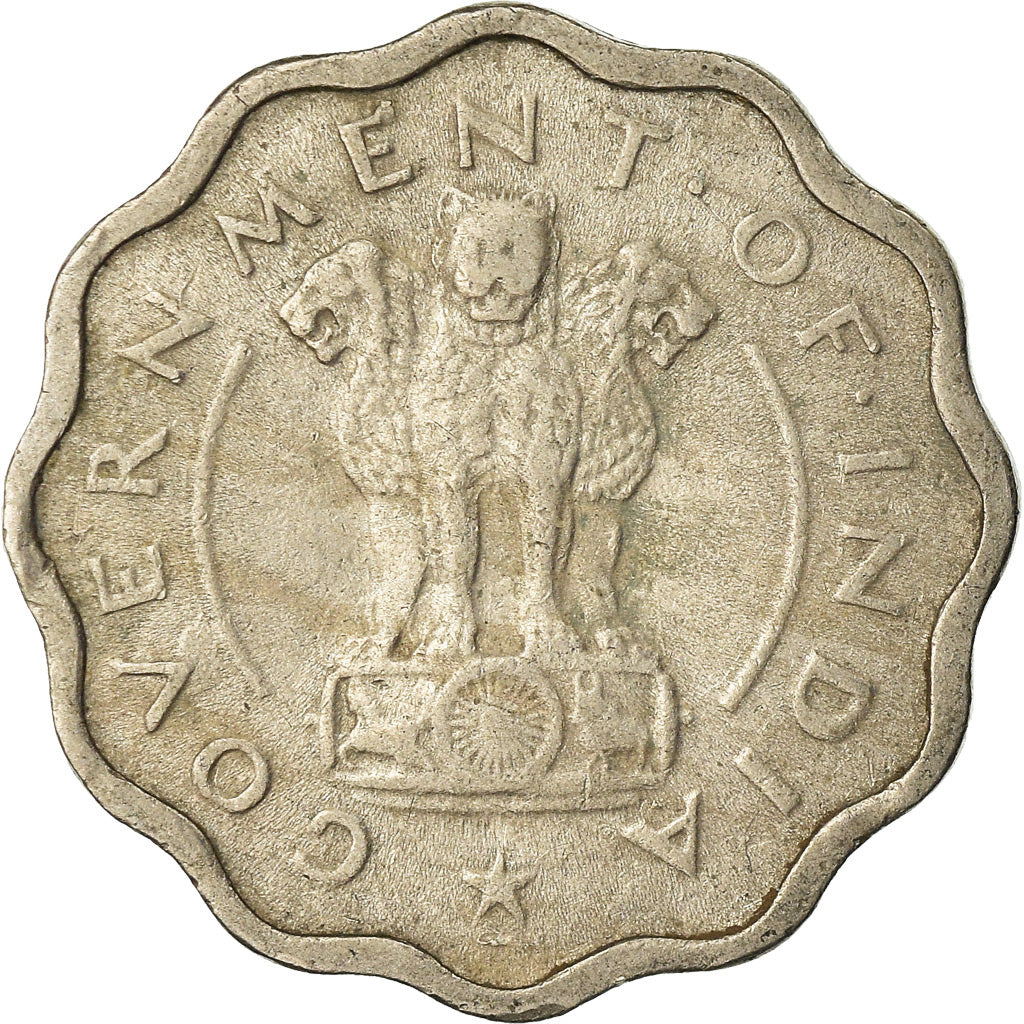 Coin, INDIA-REPUBLIC, Anna, 1950, Mumbai, Bombay, VF(30-35), Copper-nickel