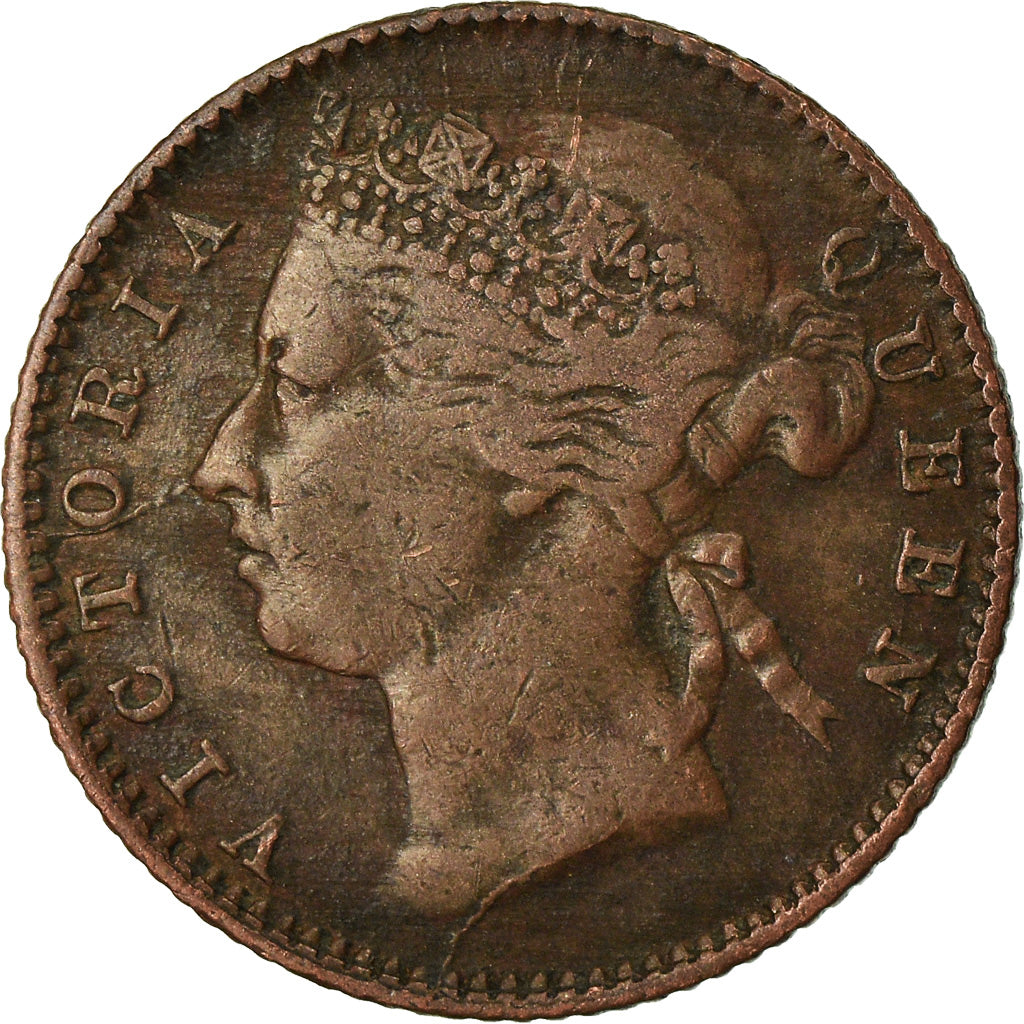 Coin, Straits Settlements, Victoria, 1/4 Cent, 1898, VF(30-35), Bronze, KM:14