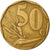 Moneta, Sudafrica, 50 Cents, 1997, Pretoria, MB+, Acciaio placcato in bronzo
